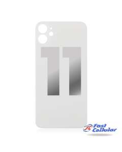 Apple iPhone 11 Back Glass replacement part if it is broken (6.1 inches)(High Quality) - White