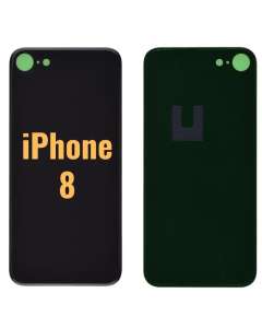 Back Glass Cover for iPhone 8 (4.7 inches) - Black (High Quality)