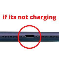 iPhone 7 Charging Port with Flex Cable and Mic (4.7 inches) (Super High Quality) Black