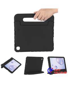 Front view Kids Shockproof EVA Foam iPad Case with Stand for iPad 7th 8th 9th – Black