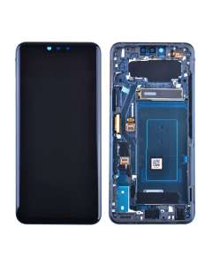 LG G8 ThinQ LM-G820 OLED Screen Display with Digitizer Touch Panel and Frame (for America Version) - Black