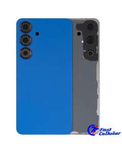 Back Cover Glass With Camera Lens For Samsung Galaxy S25 5G (Premium) - Navy