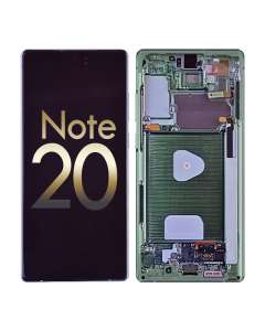 Samsung Galaxy N980 Note 20 5G N981 OLED Screen Display with Digitizer Touch Panel and Frame - Mystic Green