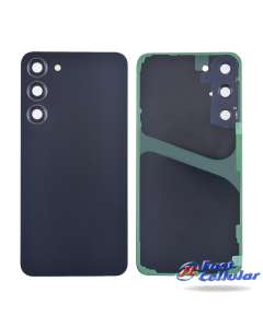 Back Cover with Camera Glass Lens and Adhesive Tape for Samsung Galaxy S23 S911 (for SAMSUNG) - Black