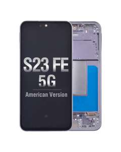 Premium LCD Screen Digitizer Assembly with Frame Replacement for Samsung Galaxy S23 FE 5G S711 America Version Graphite