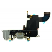 Charging Port with Flex Cable, Mic, Antenna Wire and Earphone Jack for iPhone 6 (4.7 inches) -Gray