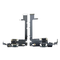 Charging Port Flex Cable with Interconnect Board for iPhone 11 Pro Max (6.5 inches)(High Quality) - Black