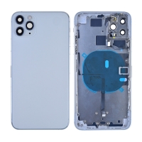 Back Housing with Small Parts Pre-installed for iPhone 11 Pro - White