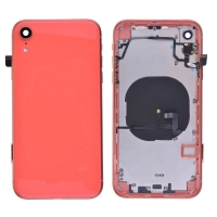 iPhone XR Back Housing with Small Parts Pre-installed (6.1 inches)(High Quality) - Coral