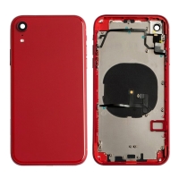 iPhone XR Back Housing with Small Parts Pre-installed (6.1 inches)(High Quality) - Red