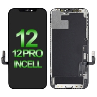 iPhone 12 iPhone 12 Pro LCD Screen Digitizer Assembly With Frame (6.1 inches) (Incell JK) - Black - iPhone 12 Pro  A2341 A2406 A2408 A2407  iPhone 12  A2172 A2402 A2404 A2403