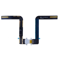 Charging Port with Flex Cable for iPad 7 (2019) iPad 8 (2020) (10.2 inches) (OEM) - White
