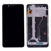 LCD Screen Display with Digitizer Touch Panel and Bezel Frame for ZTE ZMax Pro 2 Blade Z Max Z982 - Black