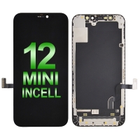 LCD Screen Digitizer Assembly With Frame for iPhone 12 mini (Incell JK) - Black