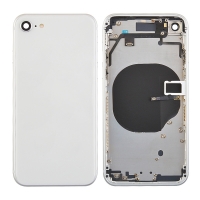 iPhone 8 Back Housing with Small Parts Pre-installed (High Quality) - White A2275 A2296 A2298 A1863 A1905 A1906