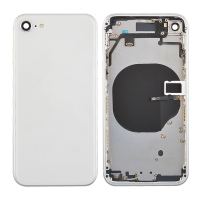 Apple iPhone 8 Back Housing with Small Parts Pre-installed (High Quality) - White A2275 A2296 A2298 A1863 A1905 A1906