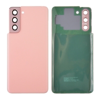 Back Cover with Camera Glass Lens and Adhesive Tape for Samsung Galaxy S21 5G G991 (for SAMSUNG) - Phantom Pink