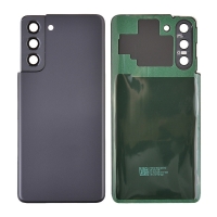 Back Cover with Camera Glass Lens and Adhesive Tape for Samsung Galaxy S21 Plus 5G G996 (for SAMSUNG) - Phantom Gray