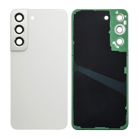 Back Cover with Camera Glass Lens and Adhesive Tape for Samsung Galaxy S22 5G S901 (for SAMSUNG) - Phantom White