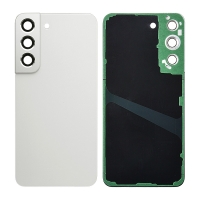 Back Cover with Camera Glass Lens and Adhesive Tape for Samsung Galaxy S22 Plus 5G S906 (for SAMSUNG) - Phantom White
