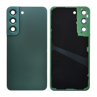 Back Cover with Camera Glass Lens and Adhesive Tape for Samsung Galaxy S22 5G S901 (for SAMSUNG) - Phantom Green