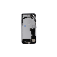 Back Housing for use with iPhone 7 with small parts (Silver)