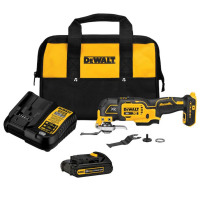 DEWALT 20V MAX XR Oscillating Tool Kit, 3-Speed (DCS356C1)