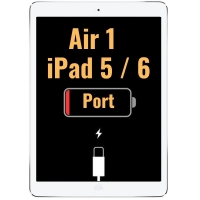 iPad Air iPad 5 (2017) iPad 6 (2018) Charging Port with Flex Cable (OEM) White - A1474 | A1475 | A1476 | A1822 | A1823 | A1893 | A1954