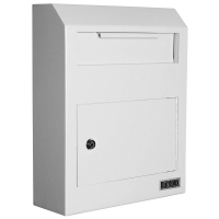 DuraBox Wall Mount Locking Deposit Drop Box Safe (W500-GY) (Gray)