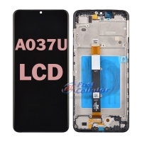 LCD Screen Digitizer Assembly with - Frame - for Samsung Galaxy A03S (2021) A037U (for America Version) - Black