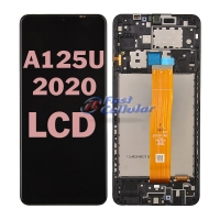 Samsung Galaxy A12 (2020) A125 LCD Screen Digitizer Assembly (with Frame) Black