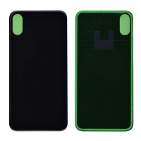 iPhone X Back Glass replacement part if it is broken (High Quality) - Black