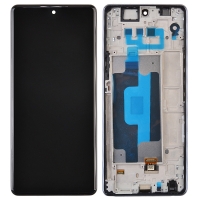 LG Stylo 6 Q730 LCD Screen Digitizer Assembly With Frame - Black