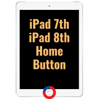Home Button Connector with Flex Cable Ribbon for iPad 7(2019) / iPad 8 (2020) (10.2 inches) - Silver