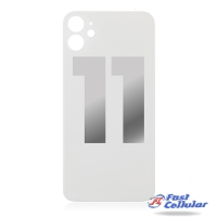 iPhone 11 Back Glass replacement part if it is broken (6.1 inches)(High Quality) - White