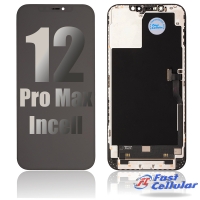 Apple iPhone 12 Pro Max LCD Screen Digitizer Assembly With Frame (6.7 inches) (INCELL JK) - Black A2411 A2342 A2410 A2412