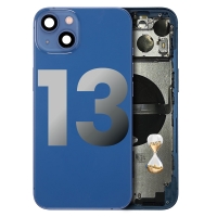 Back Housing with Small Parts Pre-installed for iPhone 13 (for America Version) - Blue