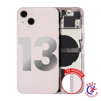 Back Housing with Small Parts Pre-installed for iPhone 13 (for America Version) - PINK
