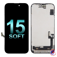 for Apple iPhone 15 OLED Screen Digitizer Assembly (Aftermarket Soft OLED)
