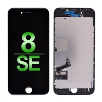 Apple iPhone 8 - SE (2020) LCD Screen Display with Touch Digitizer Panel and Frame (4.7 inches) (ULTIMATE Plus) - Black - A1863 | A1905 | A1906 | A2275 | A2296 | A2298