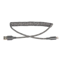 Ventev Helix Lightning Cable 14 Inch - Grey SKU: VN-COILCABTGVNV