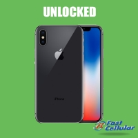 Apple iPhone X 64gb Unlocked for any sim card (Pre-owned) Black