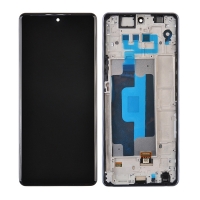 LG Stylo 6 Q730 LCD Screen Digitizer Assembly - Black (With Frame)