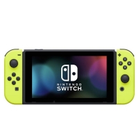 Nintendo Switch Console black (Pre-owned) Yellow Joy
