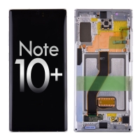 Samsung Galaxy Note 10 Plus N975 OLED Screen Display with Digitizer Touch Panel and Frame - Silver