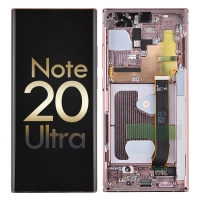Samsung Galaxy Note 20 Ultra N985 Note 20 Ultra 5G N986 OLED Screen Display with Frame - Mystic Bronze