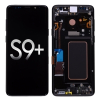 Samsung Galaxy S9 Plus OLED Screen Display with Digitizer Touch Panel and Bezel Frame G965 (Black Frame) - Black