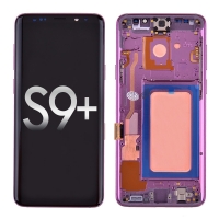 Samsung Galaxy S9 Plus OLED Screen Display with Digitizer Touch Panel and Bezel Frame G965 (Purple Frame) - Purple